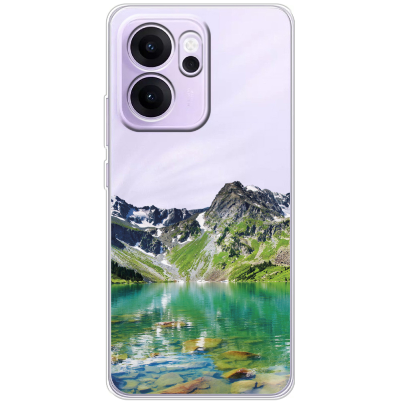 Прозорий чохол BoxFace OPPO Reno 14 FS Green Mountain