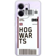Прозорий чохол BoxFace OPPO Reno 14 FS Ticket Hogwarts