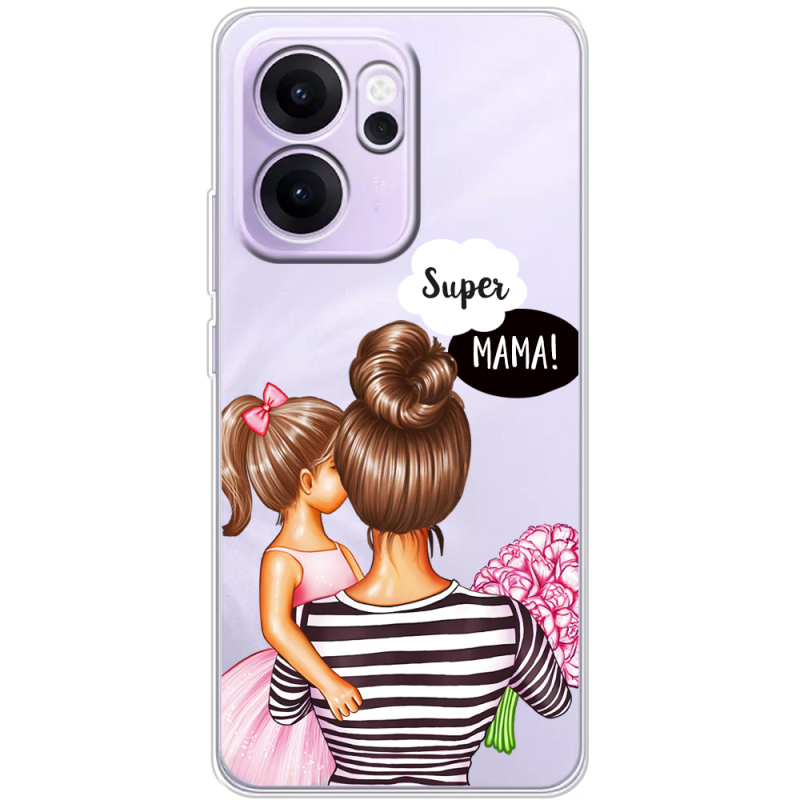 Прозорий чохол BoxFace OPPO Reno 14 FS Super Mama and Daughter