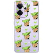 Прозорий чохол BoxFace OPPO Reno 14 FS Pattern Baby Yoda