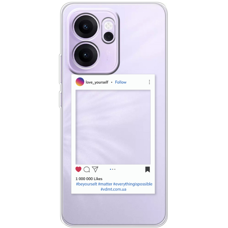 Прозорий чохол BoxFace OPPO Reno 14 FS Insta