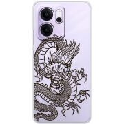 Прозорий чохол BoxFace OPPO Reno 14 FS Chinese Dragon