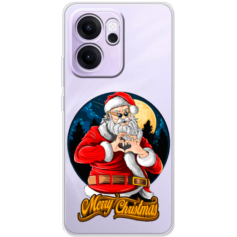 Прозорий чохол BoxFace OPPO Reno 14 FS Cool Santa