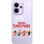 Прозорий чохол BoxFace OPPO Reno 14 FS Merry Christmas