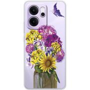 Прозорий чохол BoxFace OPPO Reno 14 FS My Bouquet