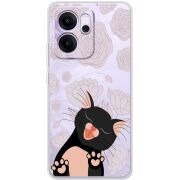 Прозорий чохол BoxFace OPPO Reno 14 FS Meow