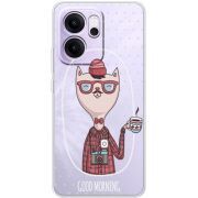 Прозорий чохол BoxFace OPPO Reno 14 FS Good Morning