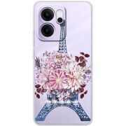 Чохол зі стразами OPPO Reno 14 FS Eiffel Tower