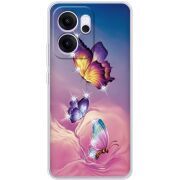 Чохол зі стразами OPPO Reno 14 FS Butterflies