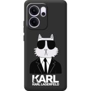 Чорний чохол BoxFace OPPO Reno 14 FS Cat in Black