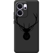 Чорний чохол BoxFace OPPO Reno 14 FS Deer
