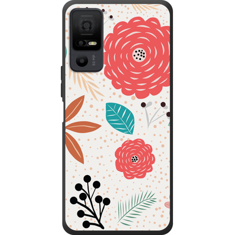 Чохол BoxFace TCL 40 NxtPaper 5G Line Flowers