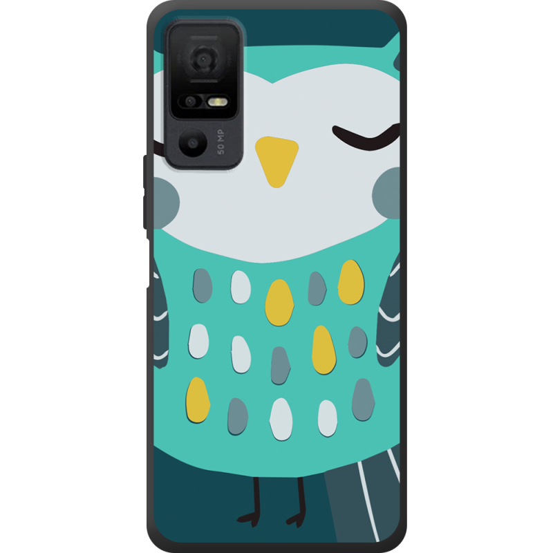 Чохол BoxFace TCL 40 NxtPaper 5G Green Owl