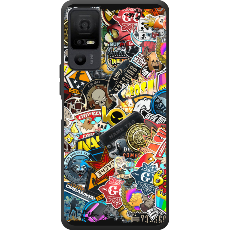 Чохол BoxFace TCL 40 NxtPaper 5G CS:Go Stickerbombing