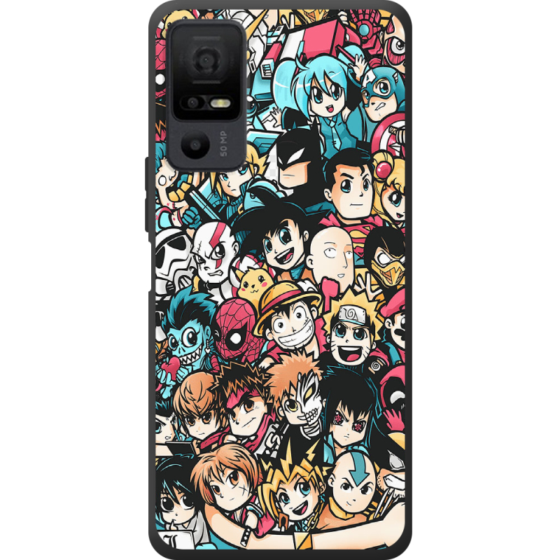 Чохол BoxFace TCL 40 NxtPaper 5G Anime Stickers