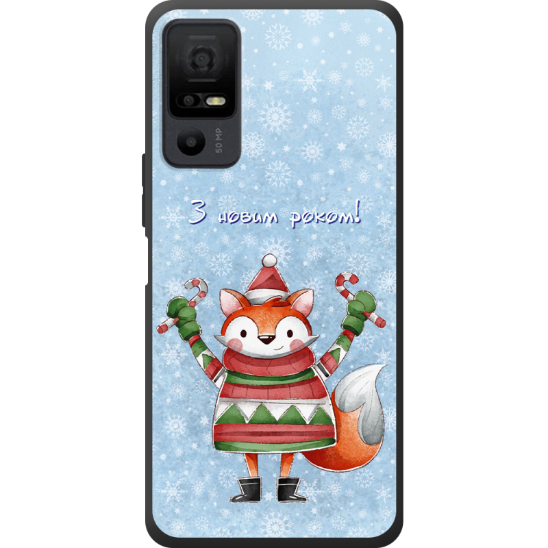 Чохол BoxFace TCL 40 NxtPaper 5G Fox З новим роком!