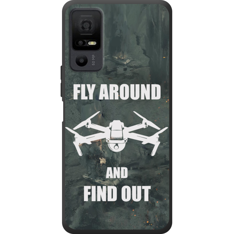 Чохол BoxFace TCL 40 NxtPaper 5G Дрон Fly Around