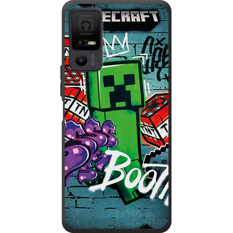 Чохол BoxFace TCL 40 NxtPaper 5G Minecraft Graffiti