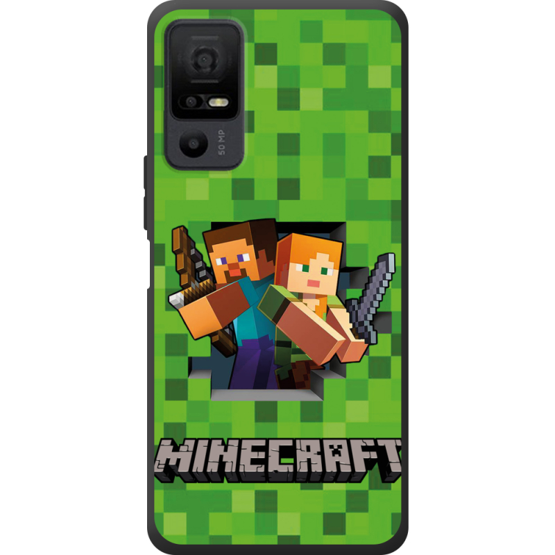 Чохол BoxFace TCL 40 NxtPaper 5G Майнкрафт Стів і Алекс