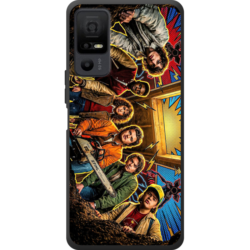 Чохол BoxFace TCL 40 NxtPaper 5G Stranger things