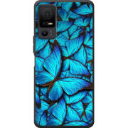 Чохол BoxFace TCL 40 NxtPaper 5G лазурные бабочки