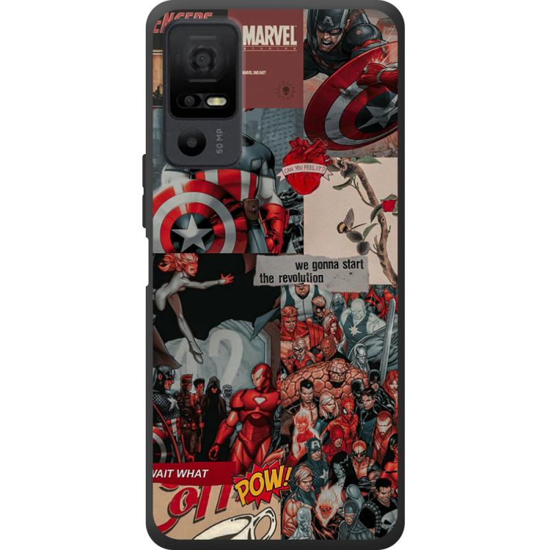 Чохол BoxFace TCL 40 NxtPaper 5G Marvel Avengers
