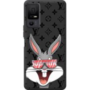 Чорний чохол BoxFace TCL 40 NxtPaper 5G looney bunny