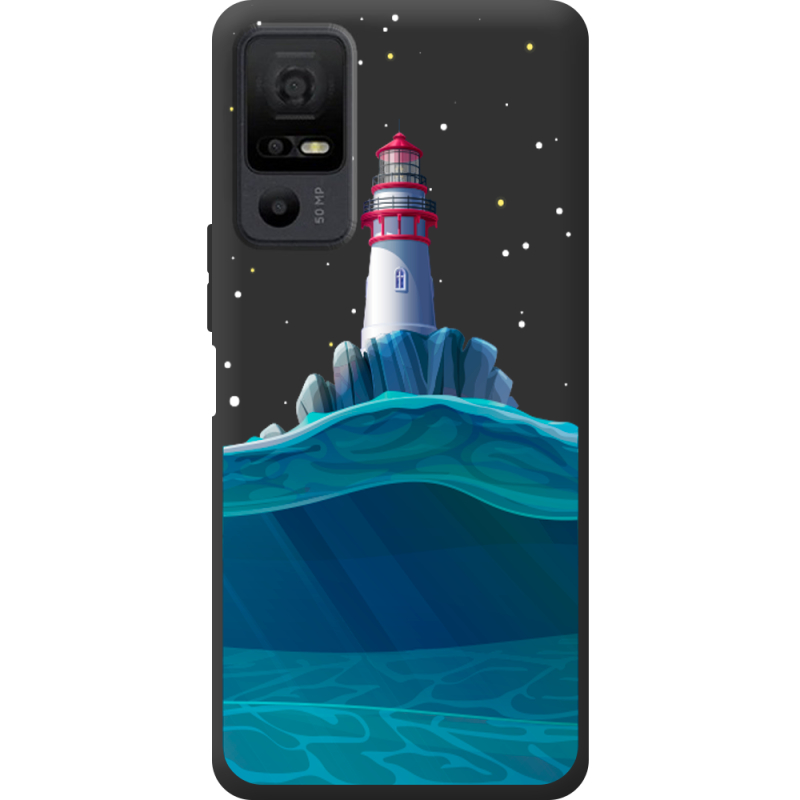 Чорний чохол BoxFace TCL 40 NxtPaper 5G Lighthouse