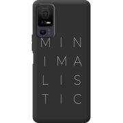 Чорний чохол BoxFace TCL 40 NxtPaper 5G Minimalistic