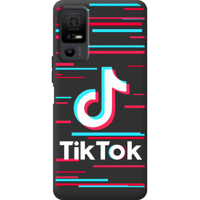 Чорний чохол BoxFace TCL 40 NxtPaper 5G Tik Tok