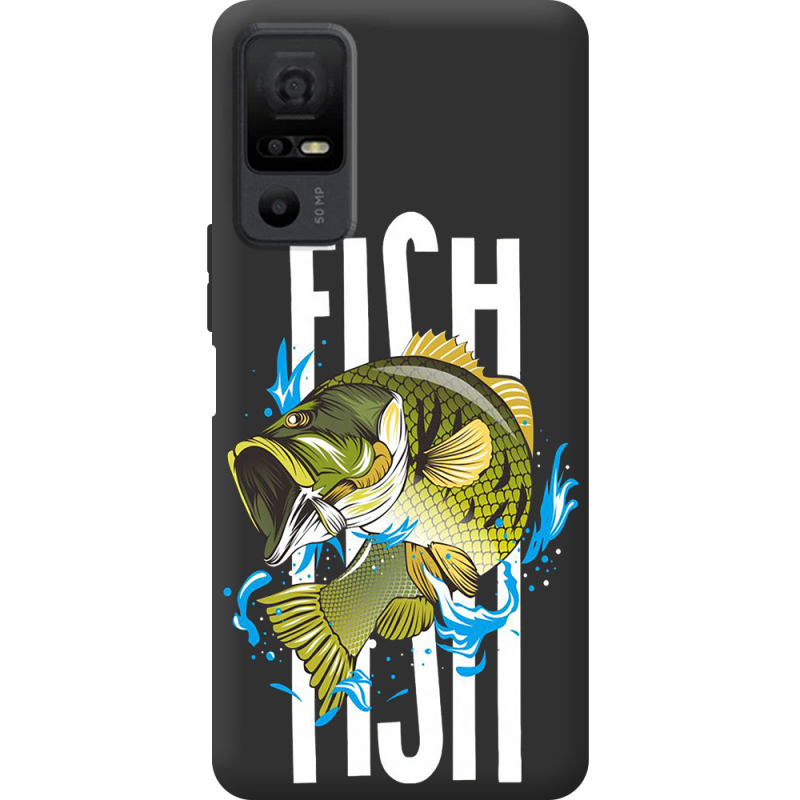 Чорний чохол BoxFace TCL 40 NxtPaper 5G Fish