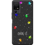 Чорний чохол BoxFace TCL 40 NxtPaper 5G Among Us Invisible