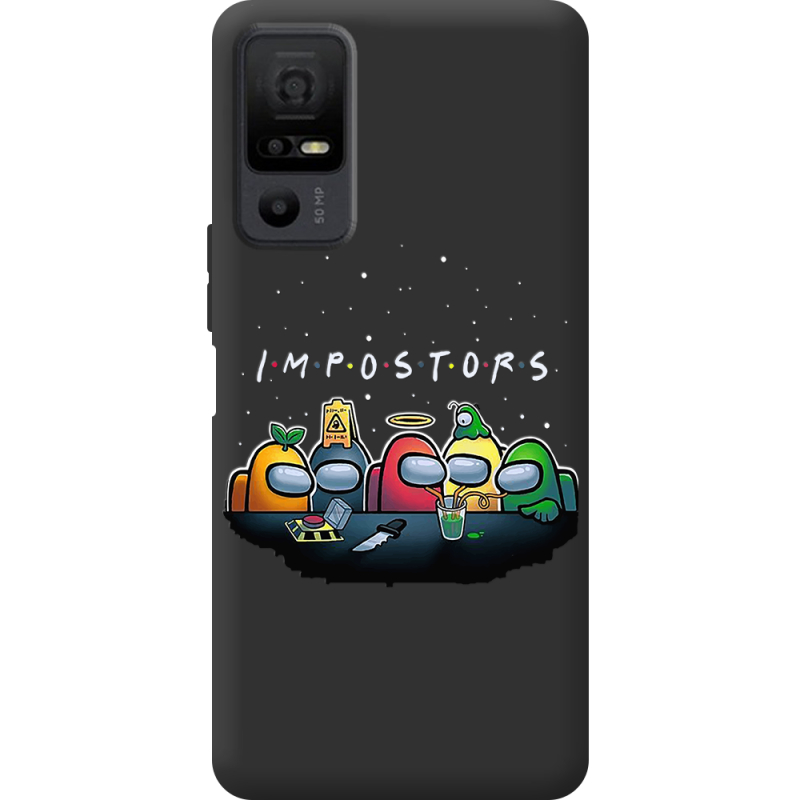 Чорний чохол BoxFace TCL 40 NxtPaper 5G Among Us Impostors