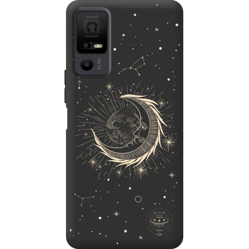 Чорний чохол BoxFace TCL 40 NxtPaper 5G Moon