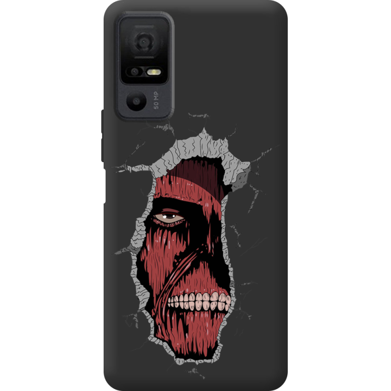 Чорний чохол BoxFace TCL 40 NxtPaper 5G Нападение на Титана