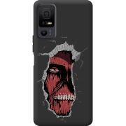 Чорний чохол BoxFace TCL 40 NxtPaper 5G Нападение на Титана