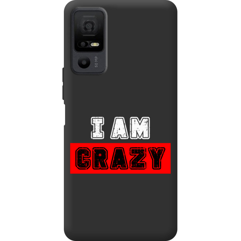 Чорний чохол BoxFace TCL 40 NxtPaper 5G I'm Crazy