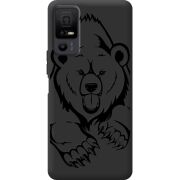 Чорний чохол BoxFace TCL 40 NxtPaper 5G Grizzly Bear