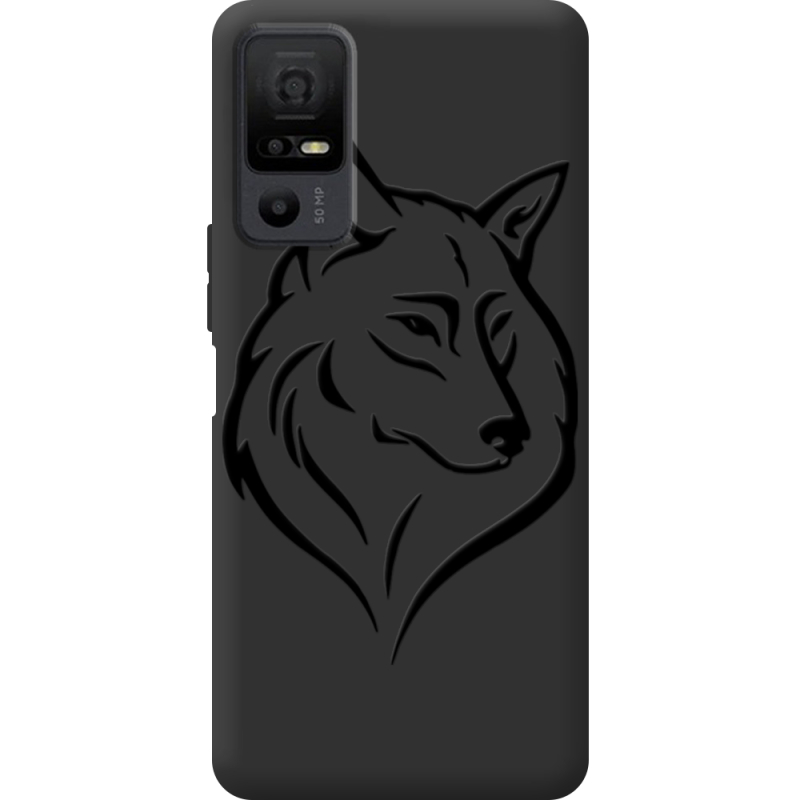 Чорний чохол BoxFace TCL 40 NxtPaper 5G Wolf