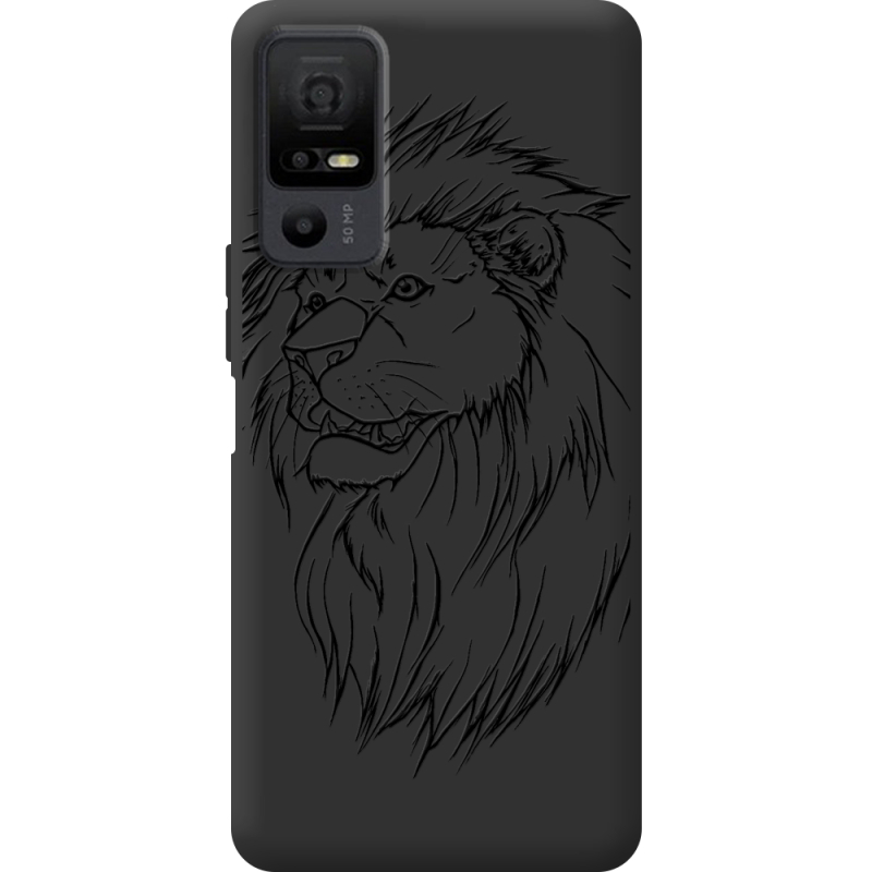 Чорний чохол BoxFace TCL 40 NxtPaper 5G Lion
