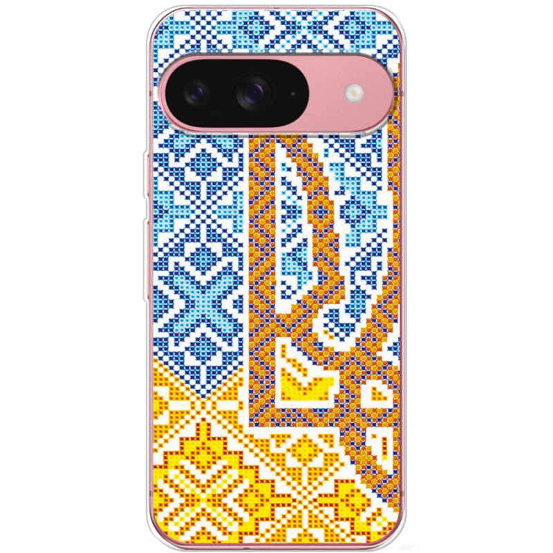 Чохол BoxFace Google Pixel 10 Pro Тризуб Вишивка