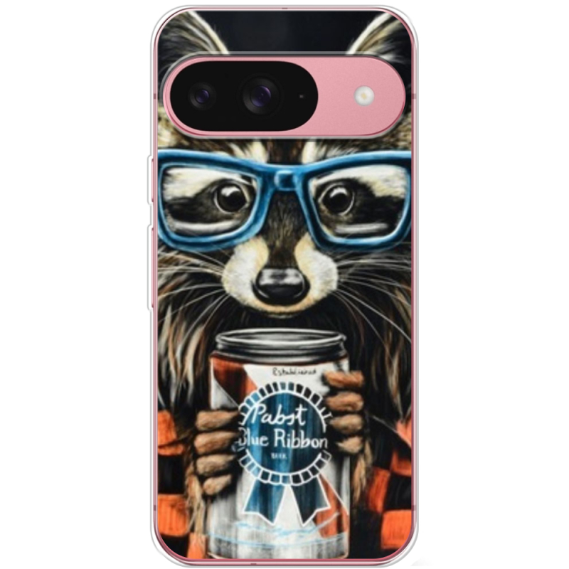 Чохол BoxFace Google Pixel 10 Pro Енот с банкой