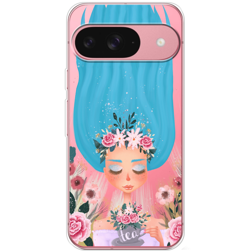 Прозорий чохол BoxFace Google Pixel 10 Pro Blue Hair