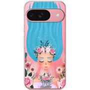 Прозорий чохол BoxFace Google Pixel 10 Pro Blue Hair