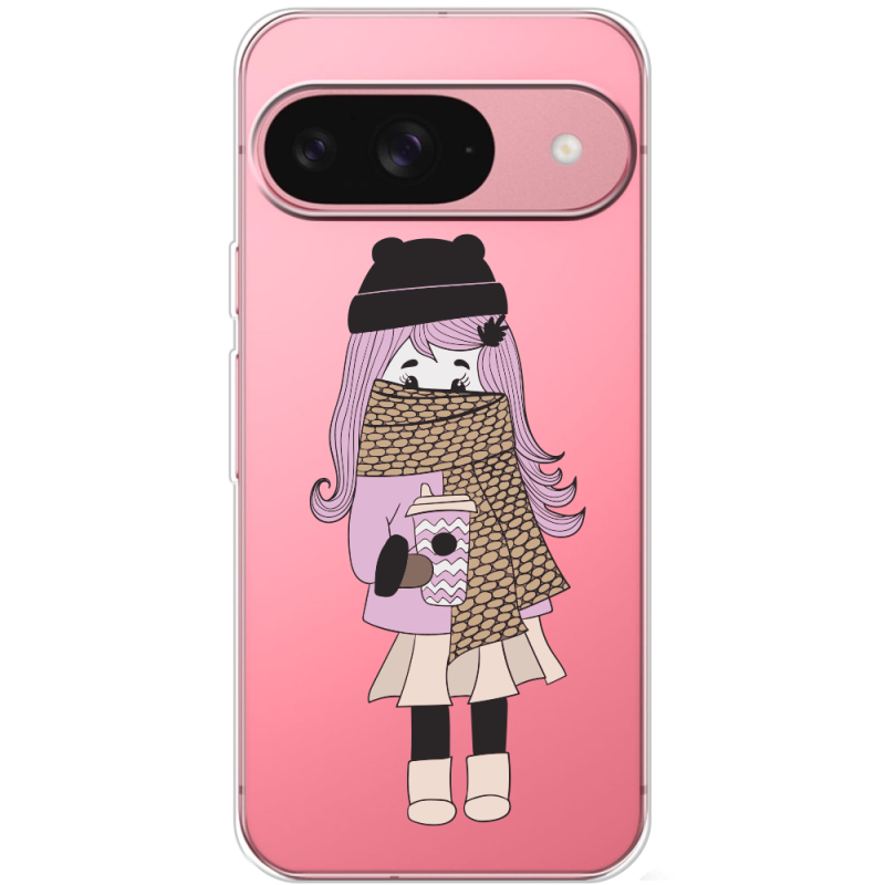 Прозорий чохол BoxFace Google Pixel 10 Pro Winter Morning Girl