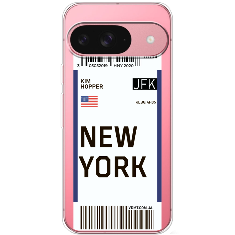 Прозорий чохол BoxFace Google Pixel 10 Pro Ticket New York