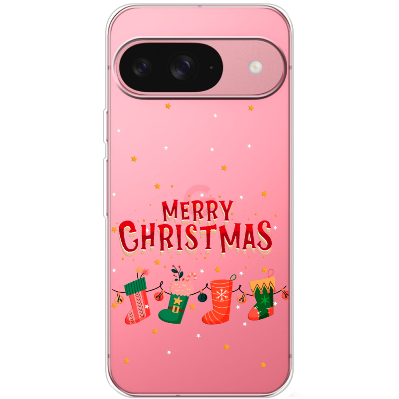 Прозорий чохол BoxFace Google Pixel 10 Pro Merry Christmas