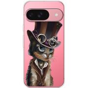 Прозорий чохол BoxFace Google Pixel 10 Pro Steampunk Cat