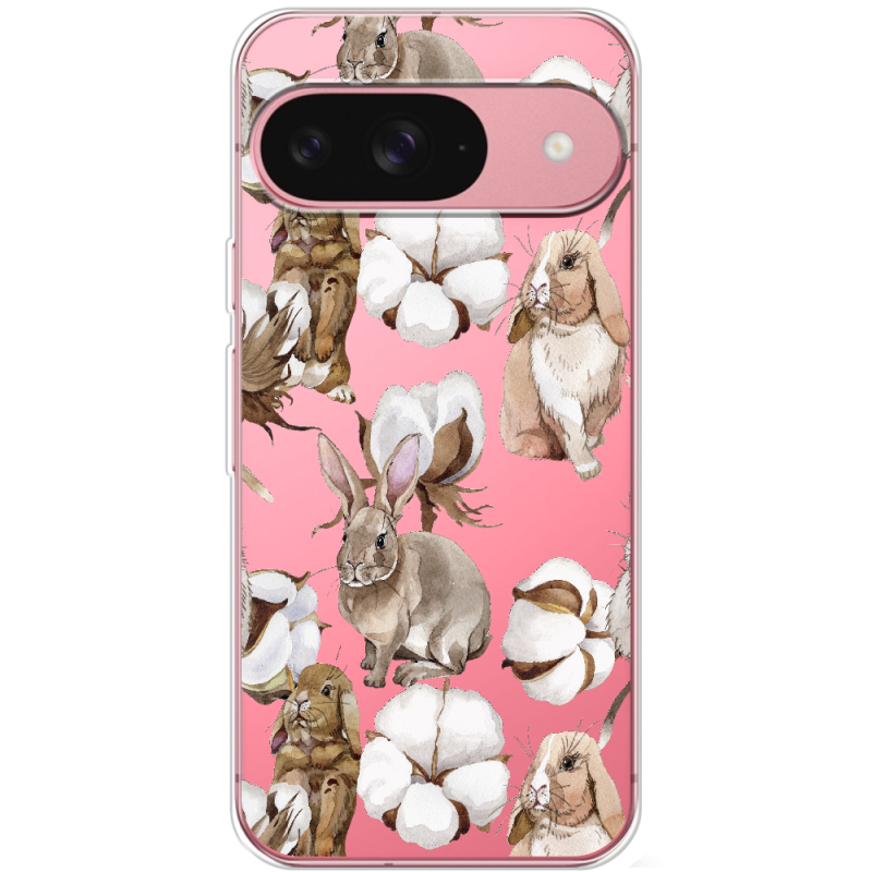 Прозорий чохол BoxFace Google Pixel 10 Pro Cotton and Rabbits