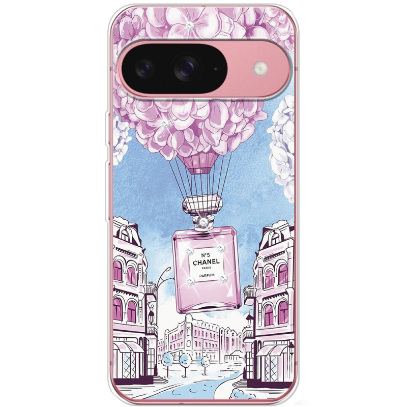 Чохол зі стразами для Google Pixel 10 Pro Perfume bottle